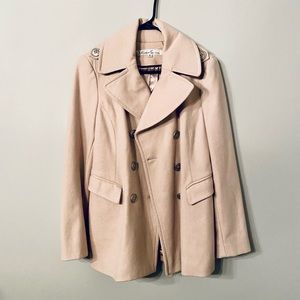 Kenneth Cole nude pea coat